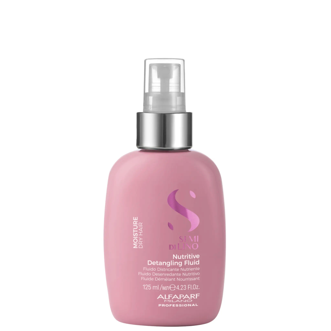 AlfaParf Semi Di Lino Moisture Nutritive Detangling fluidas besiveliantiems plaukams, 125ml
