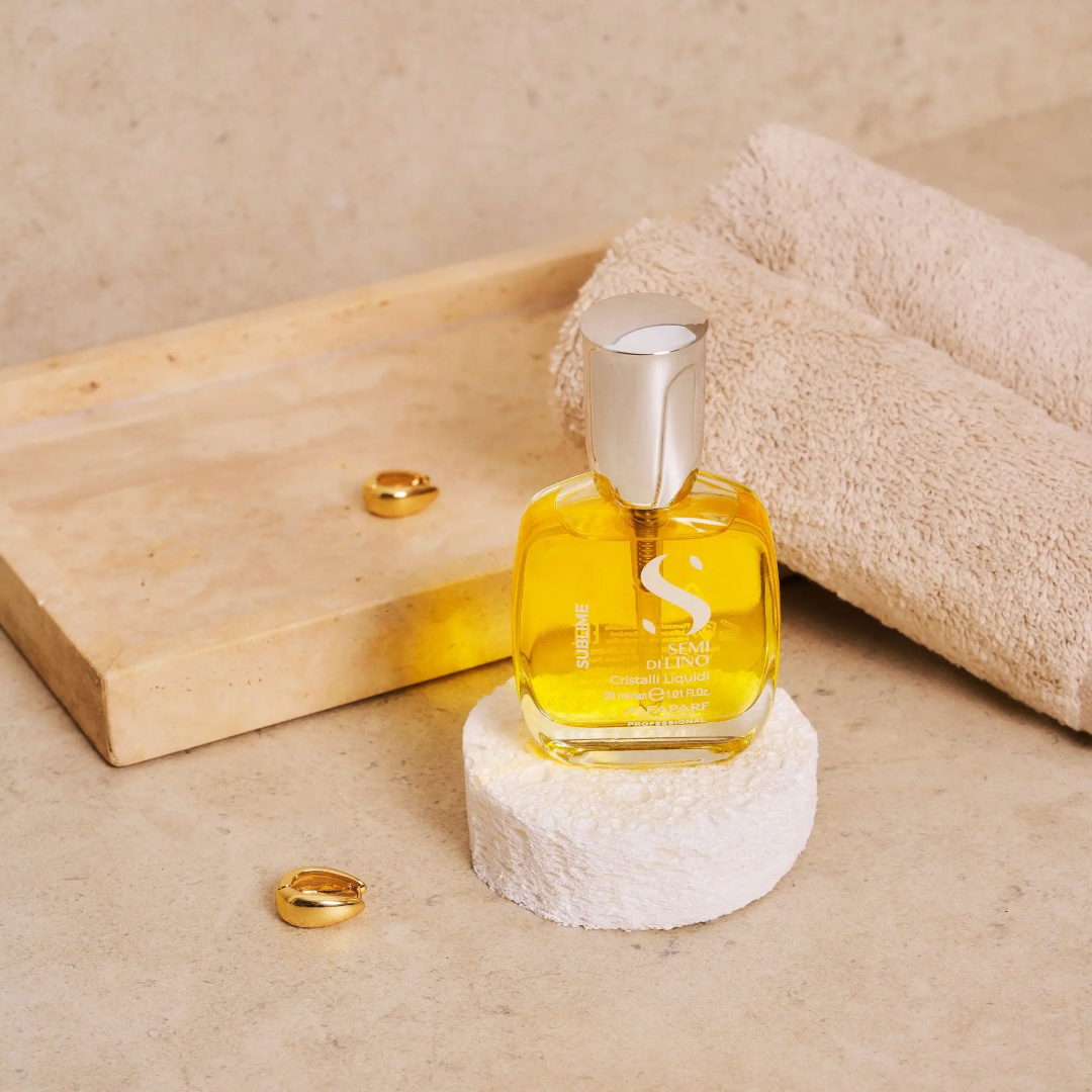 Alfaparf Sublime Semi Di Lino Sublime Cristalli Liquidi deimantinis aliejukas plaukams, 30ml