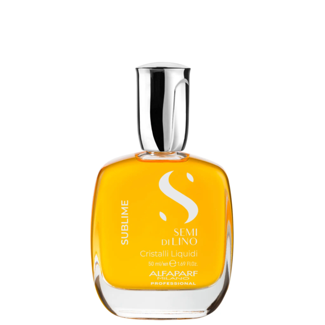 Alfaparf Sublime Semi Di Lino Sublime Cristalli Liquidi deimantinis aliejukas plaukams, 50ml