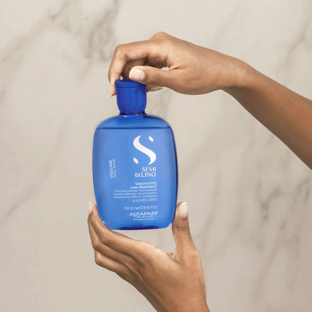 Alfaparf Semi Di Lino Volumizing Low apimties suteikiantis šampūnas, 250ml