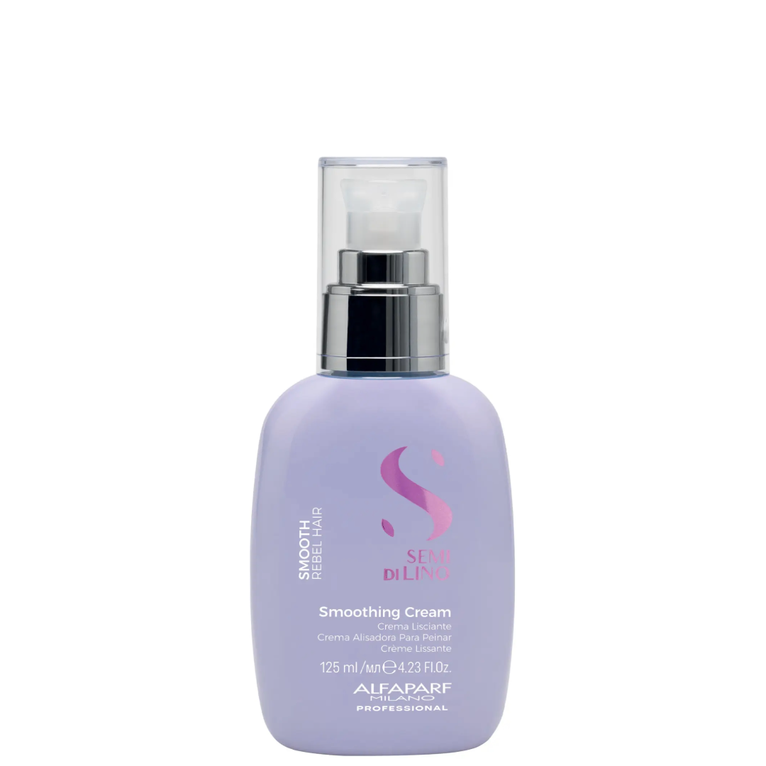 Alfaparf Semi di Lino Smooth Smoothing glotninamasis kremas nepaklusniems plaukams, 125ml
