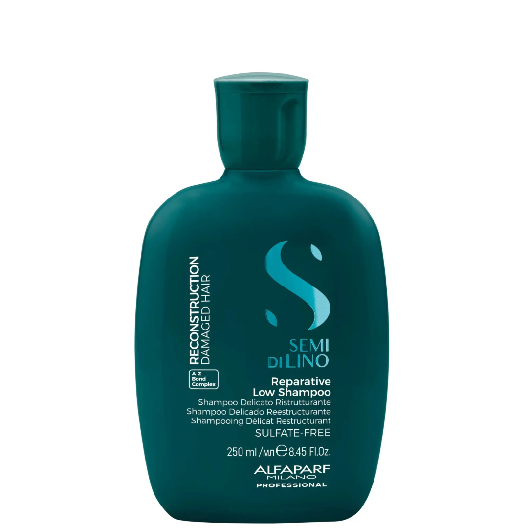 Alfaparf Semi Di Lino Reconstruction Reparative Low atkuriamasis šampūnas, 250 ml