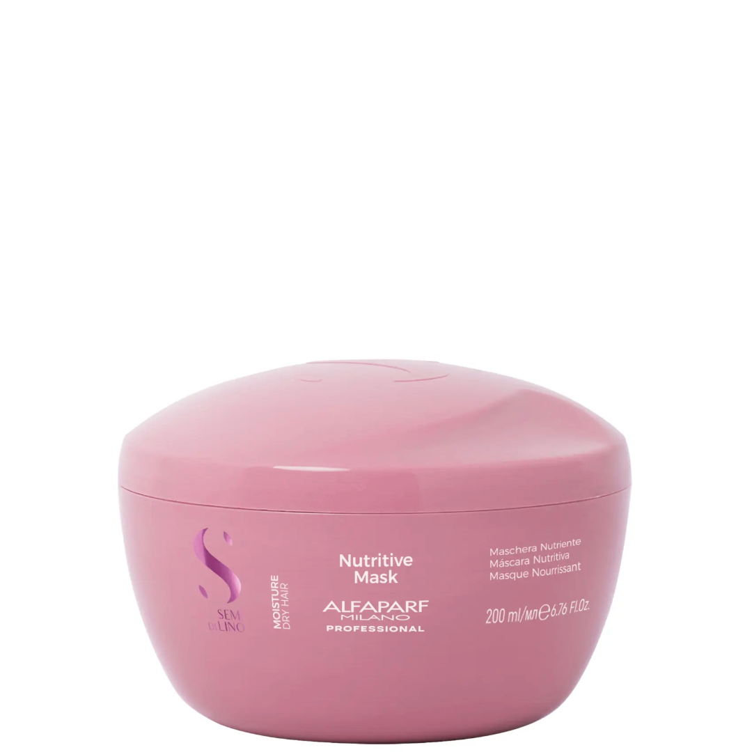 Alfaparf Semi Di Lino Moisture Nutritive drėkinanti kaukė sausiems plaukams, 200ml