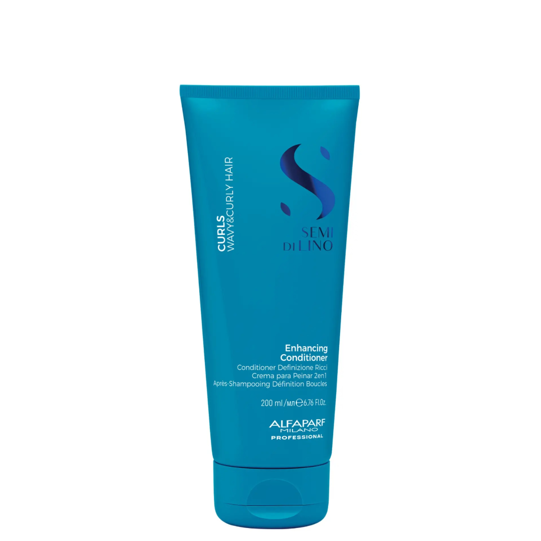 Alfaparf Semi Di Lino Curls Enhancing drėkinantis kondicionierius garbanotiems plaukams, 200ml