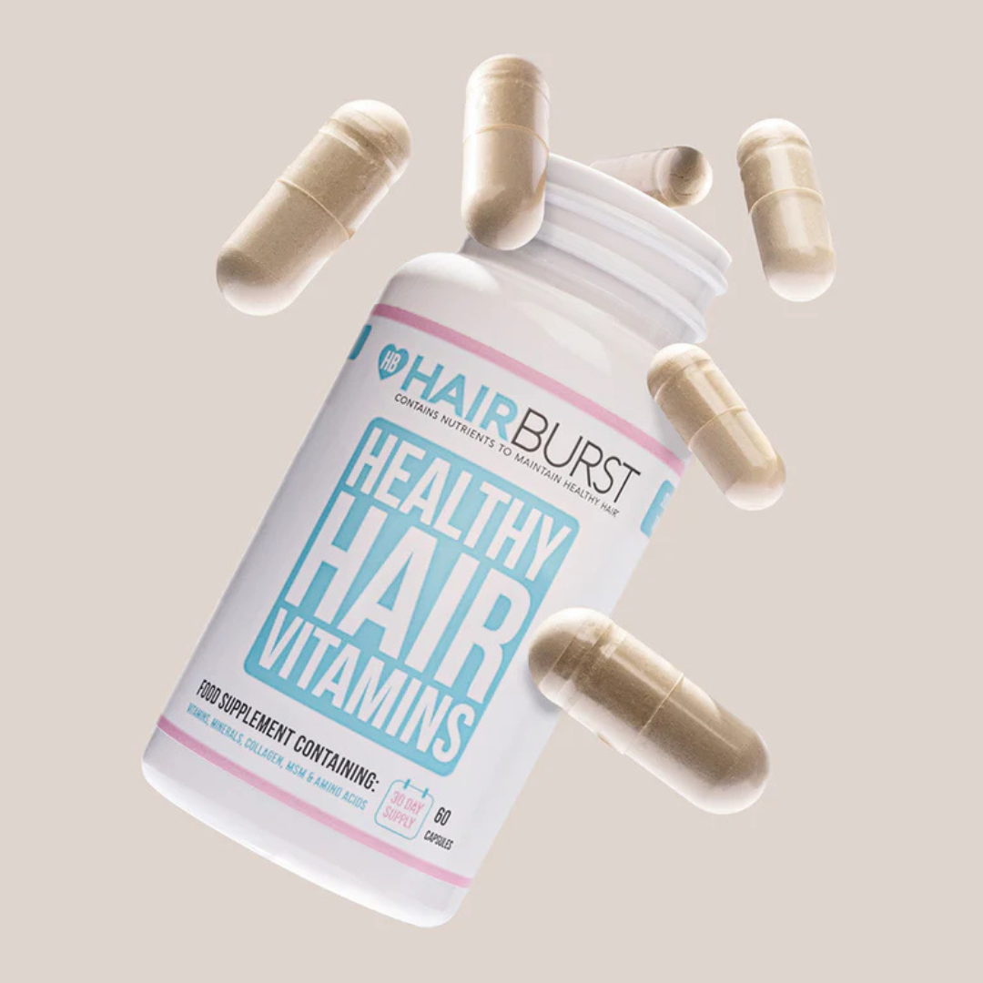 Hairburst Healthy Hair Vitamins sveikų plaukų vitaminai, 60 kapsulių