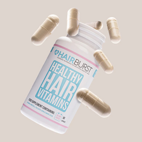 Hairburst Healthy Hair Vitamins sveikų plaukų vitaminai, 60 kapsulių