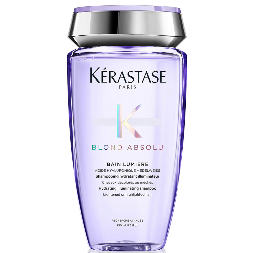 Kérastase Absolu Blond Bain Lumière žvilgesio suteikiantis drėkinamasis šampūnas šviesintiems plaukams, 250 ml