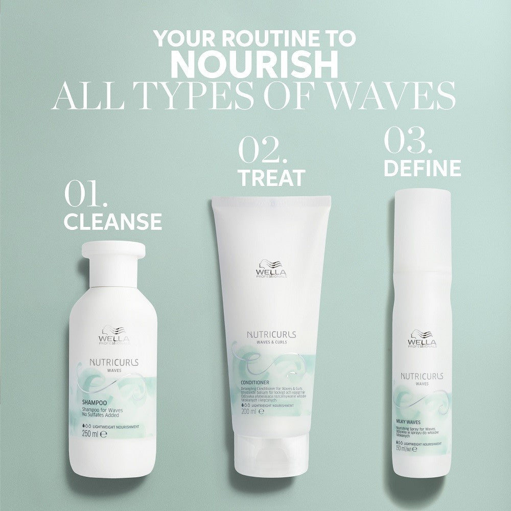 Wella Professionals Nutricurls lengvos fiksacijos garbanotų plaukų purškiklis, 150 ml | InHair.lt