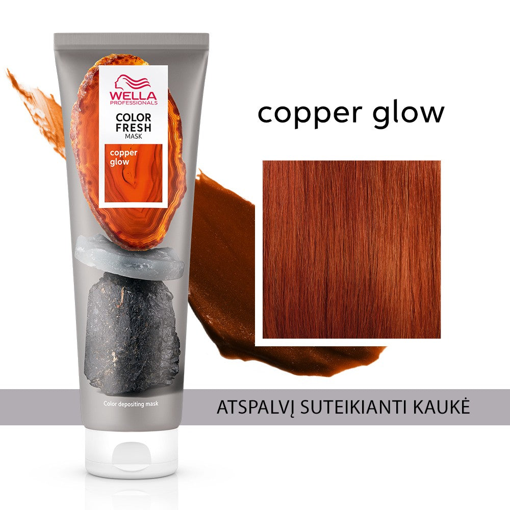 Wella Professionals COLOR FRESH tonuojanti plaukų kaukė Copper, 150 ml | InHair.lt