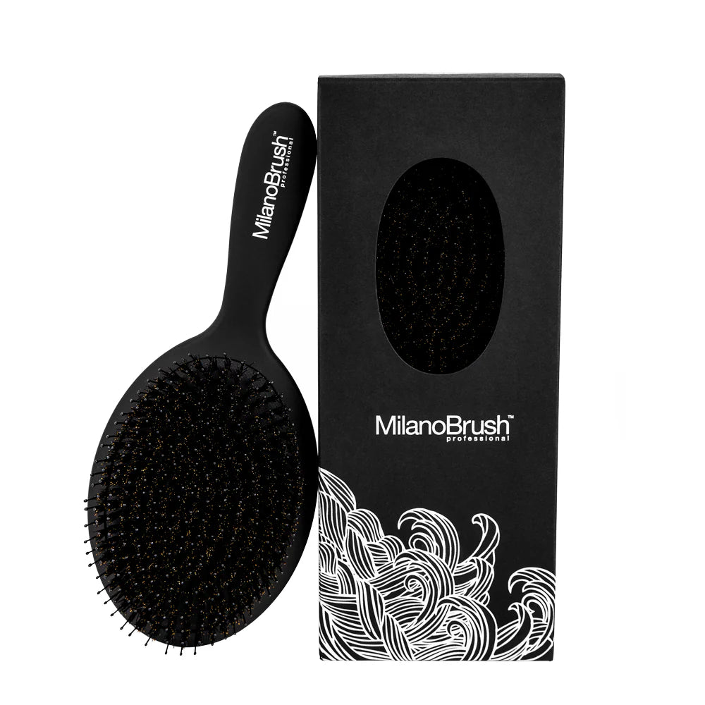 MilanoBrush Gorgeous Hair Brush Black juodas šepetys