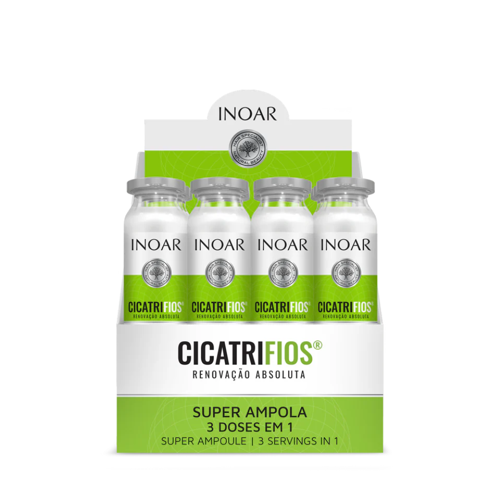 INOAR CicatriFios ampulių pakuotė, 12x45 ml | InHair.lt