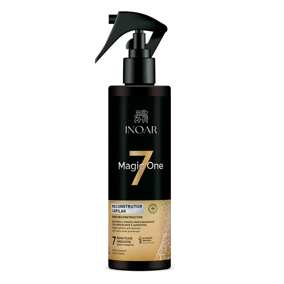 INOAR Magic One 7 Reconstructor plaukus atstatantis purškiklis, 300 ml