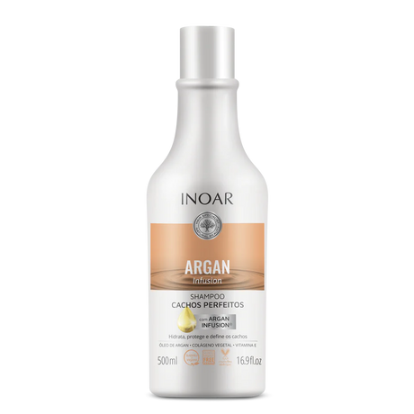 INOAR Argan Infusion Perfect Curls šampūnas, 500 ml | InHair.lt