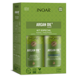 INOAR Argan Oil rinkinys (šampūnas 250 ml+kondicionierius 250 ml) | InHair.lt