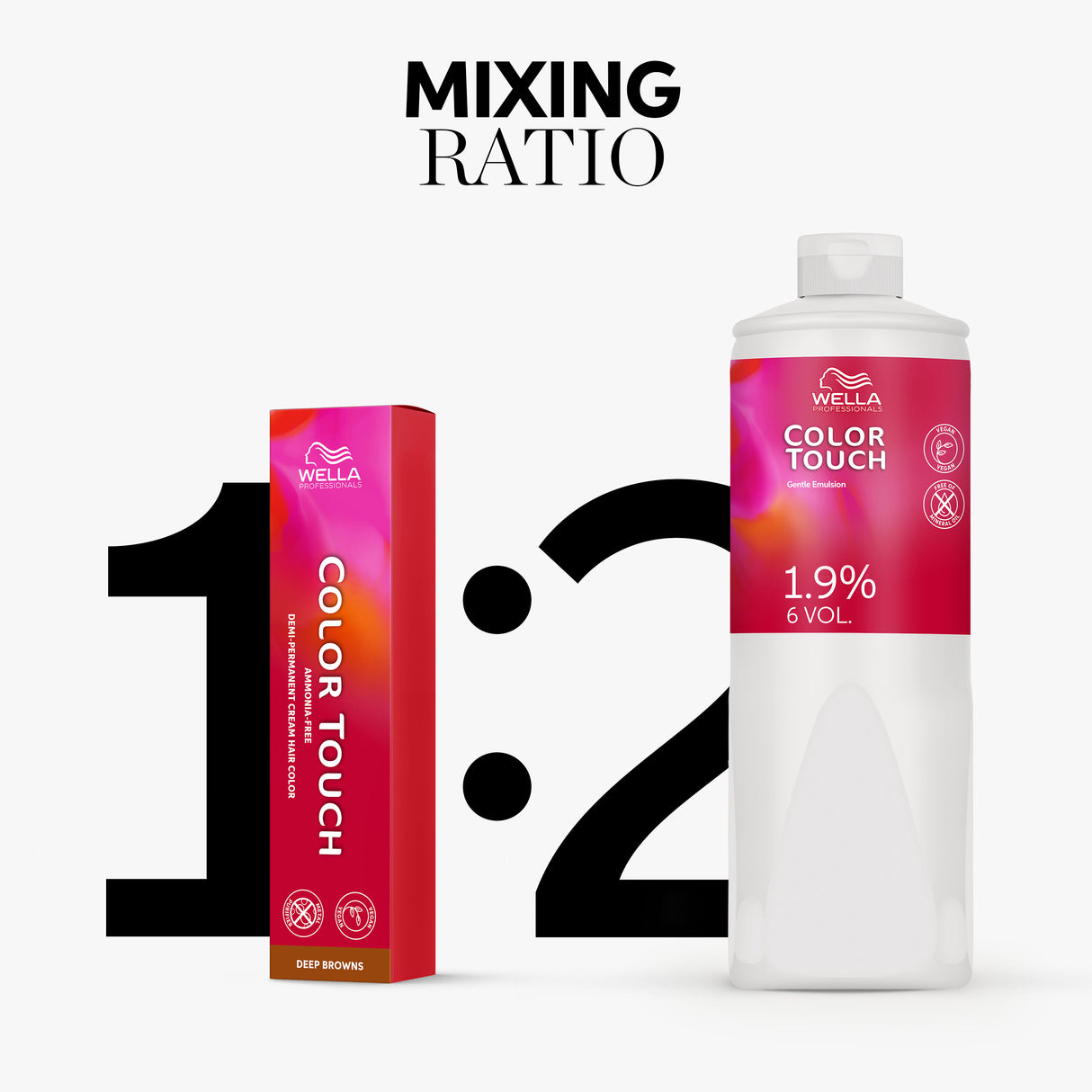 Wella Professionals plaukų dažai Color Touch Deep Browns, 60 ml