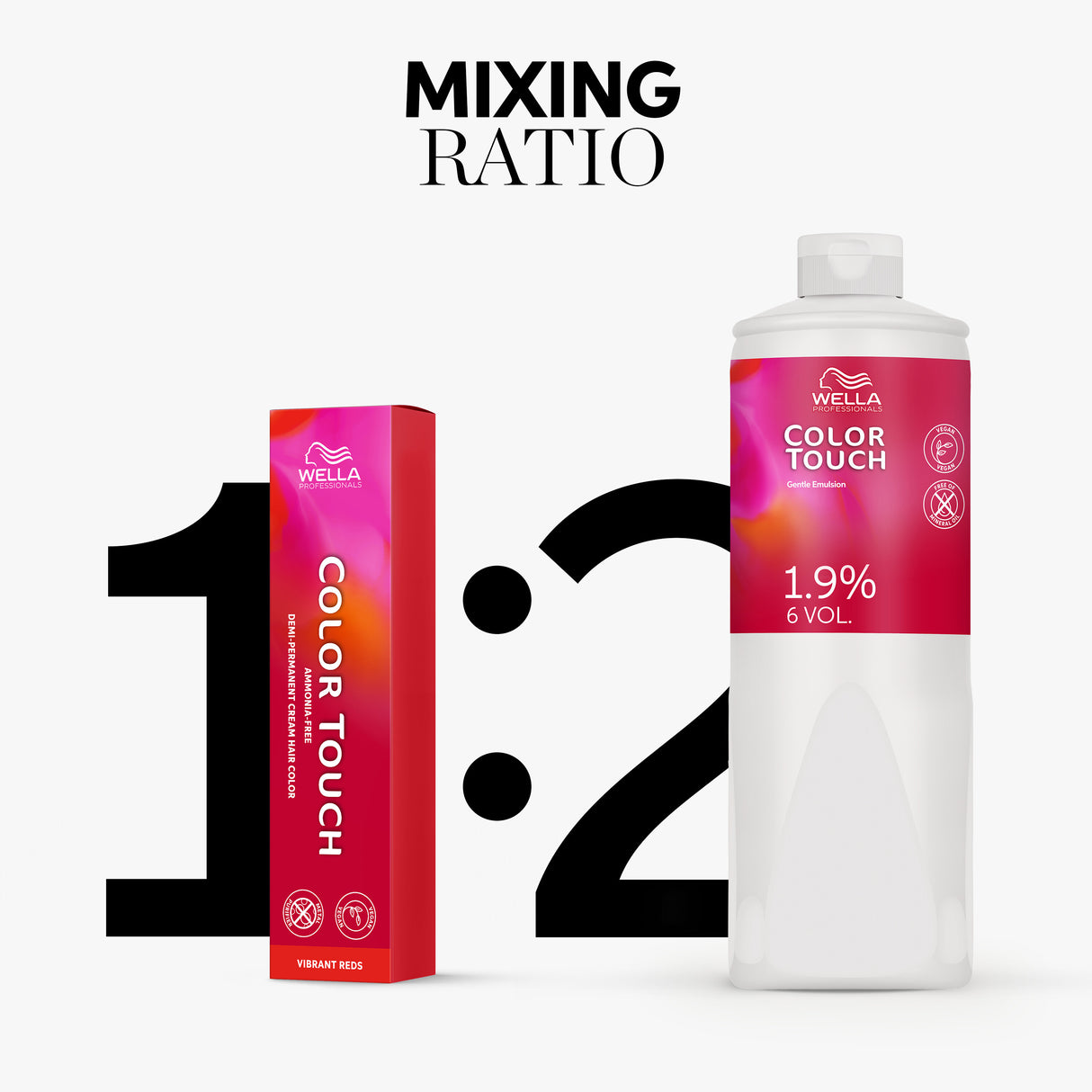 Wella Professionals plaukų dažai Color Touch Vibrant Reds, 60ml
