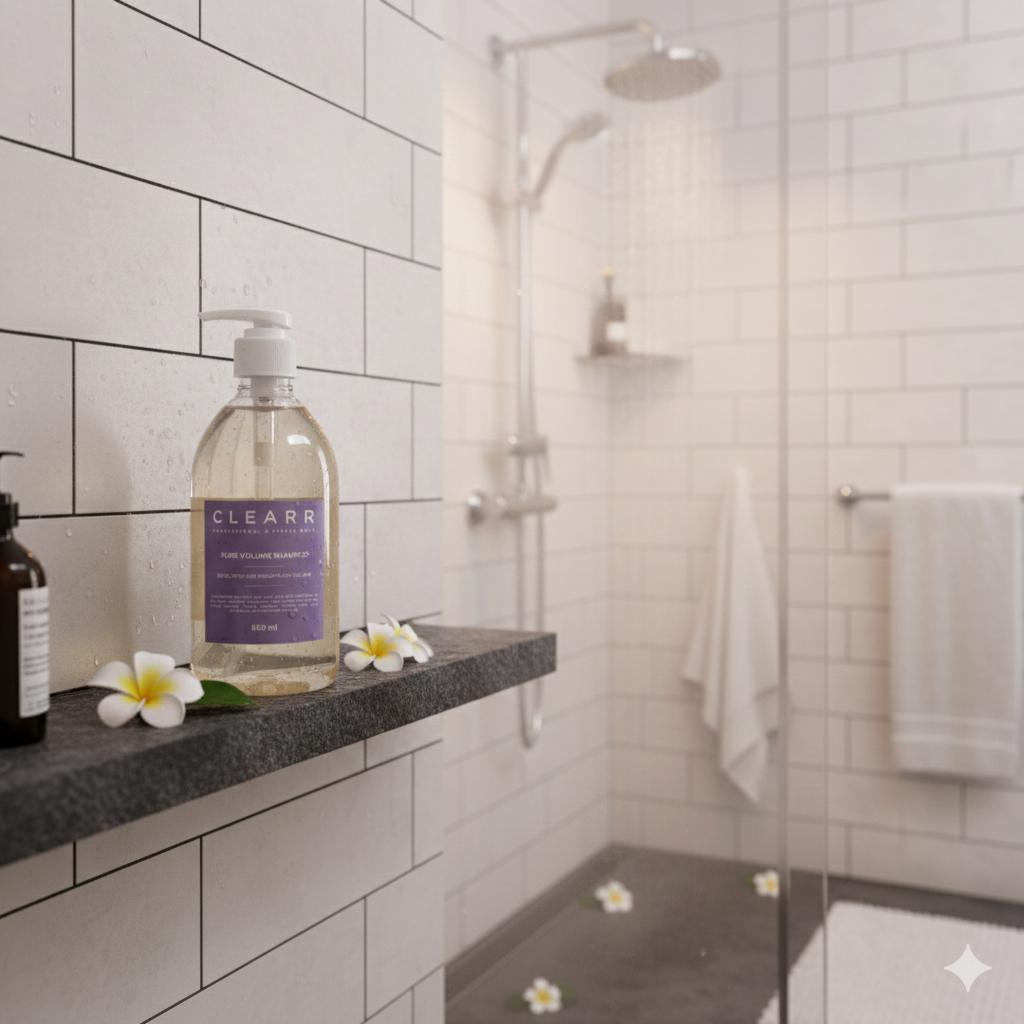 Clearr Pure Volume plaukų apimtį suteikiantis šampūnas, 500ml