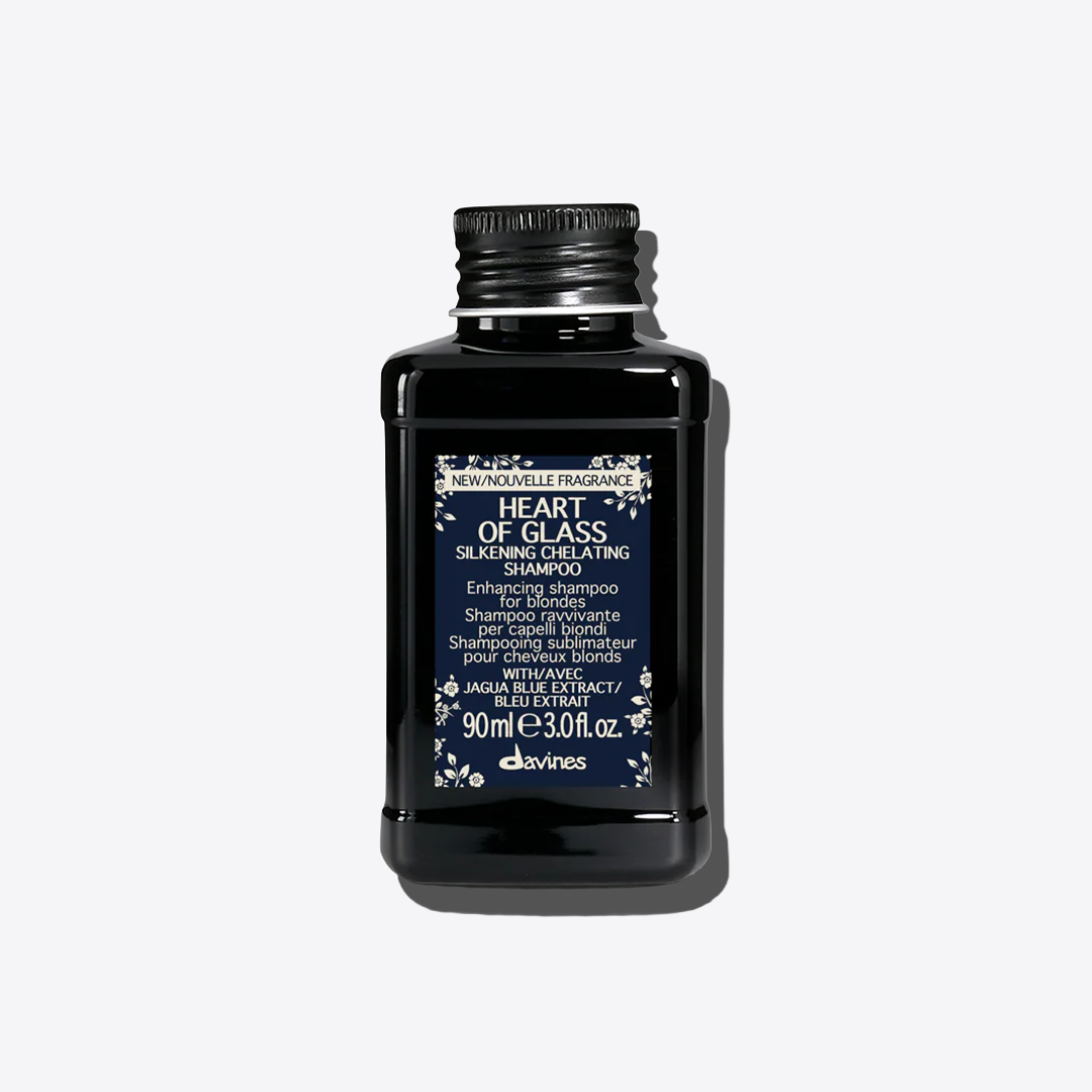 Davines Heart Of Glass šviesius plaukus glotninantis šampūnas, 90 ml