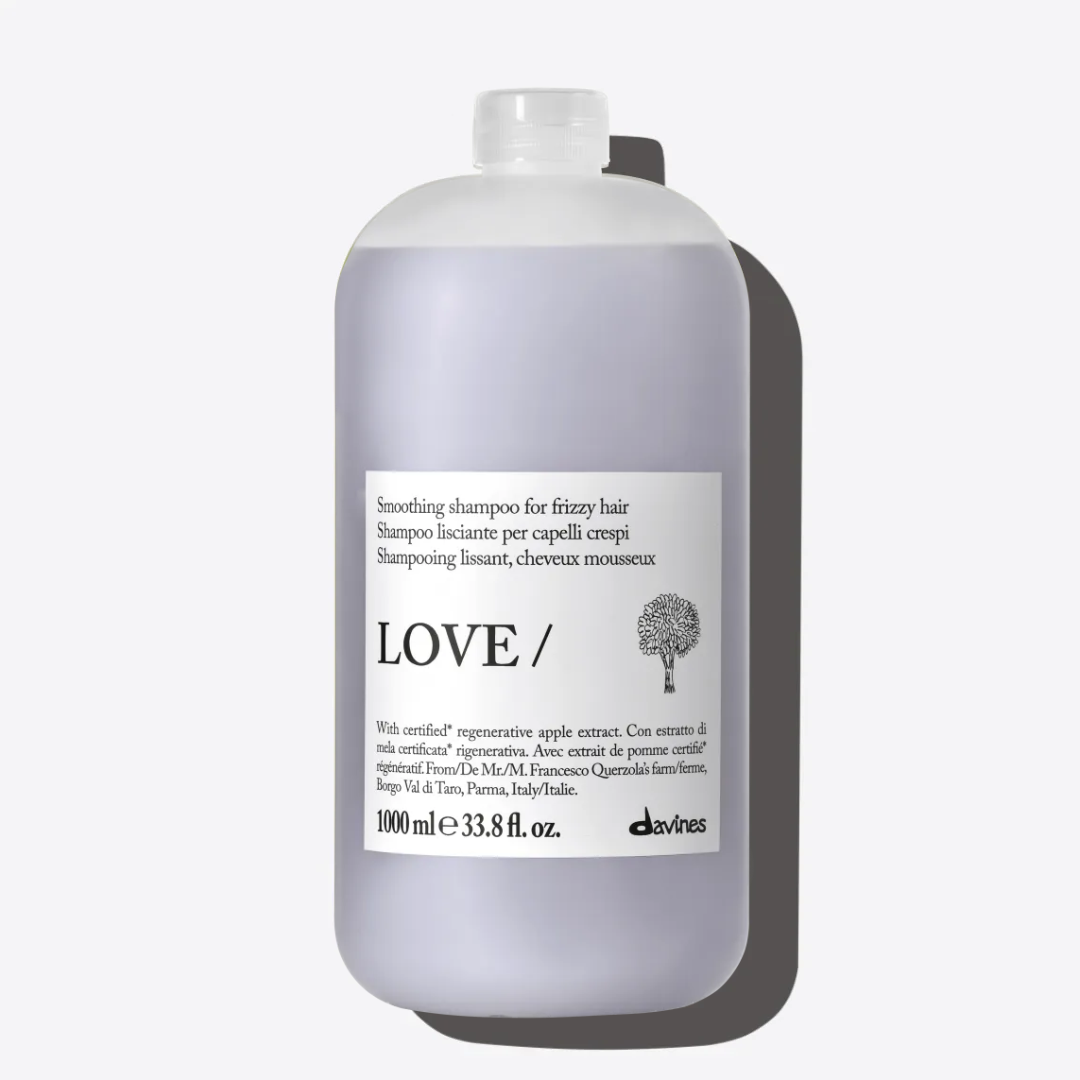 Davines LOVE SMOOTH glotninamasis šampūnas nepaklusniems plaukams, 1000ml
