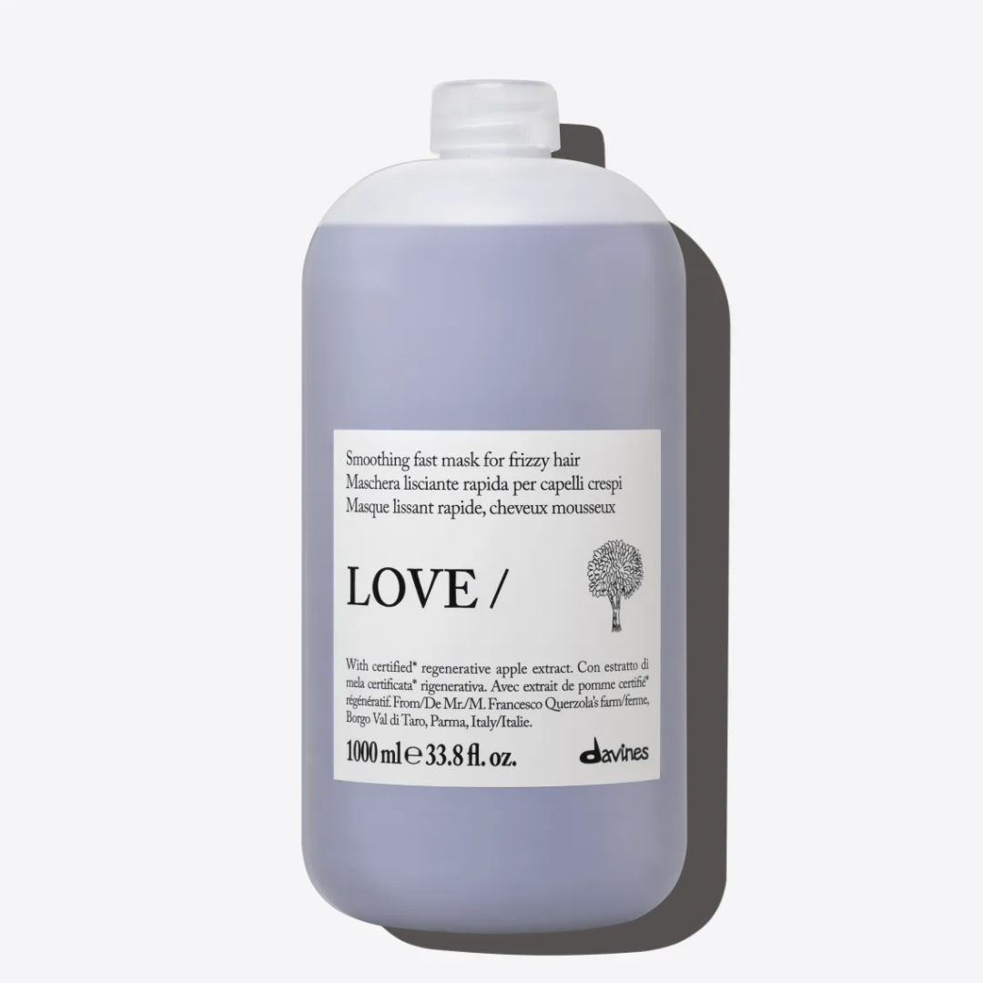Davines LOVE SMOOTH glotninamoji kaukė nepaklusniems plaukams, 1000ml