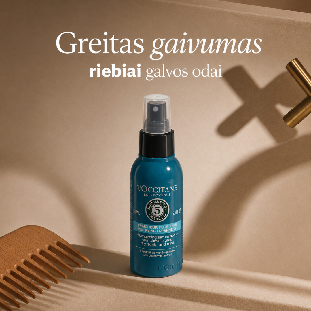 L’Occitane en Provence sausas šampūnas, 80ml