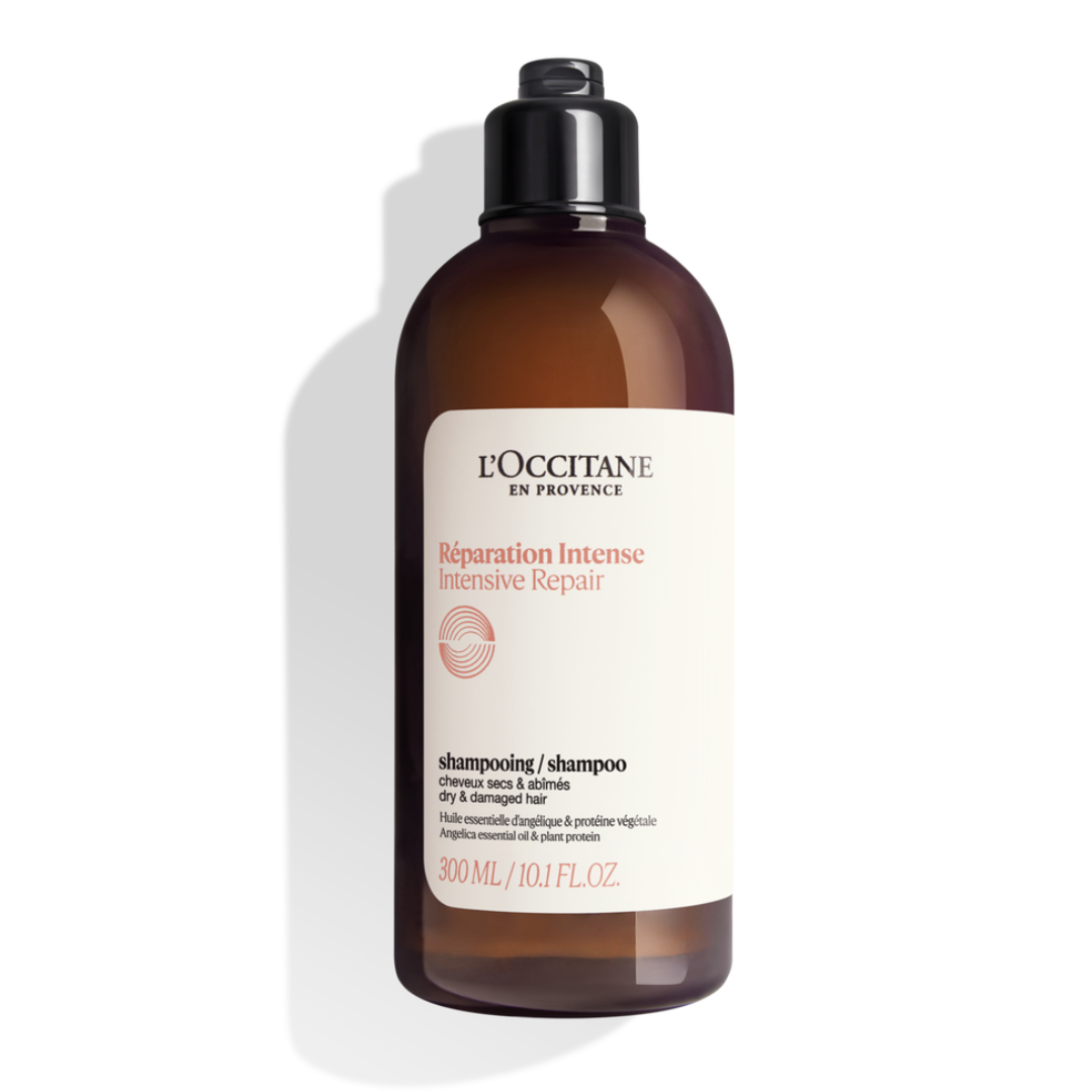 L’Occitane en Provence atstatomasis pažeistų plaukų šampūnas, 300ml