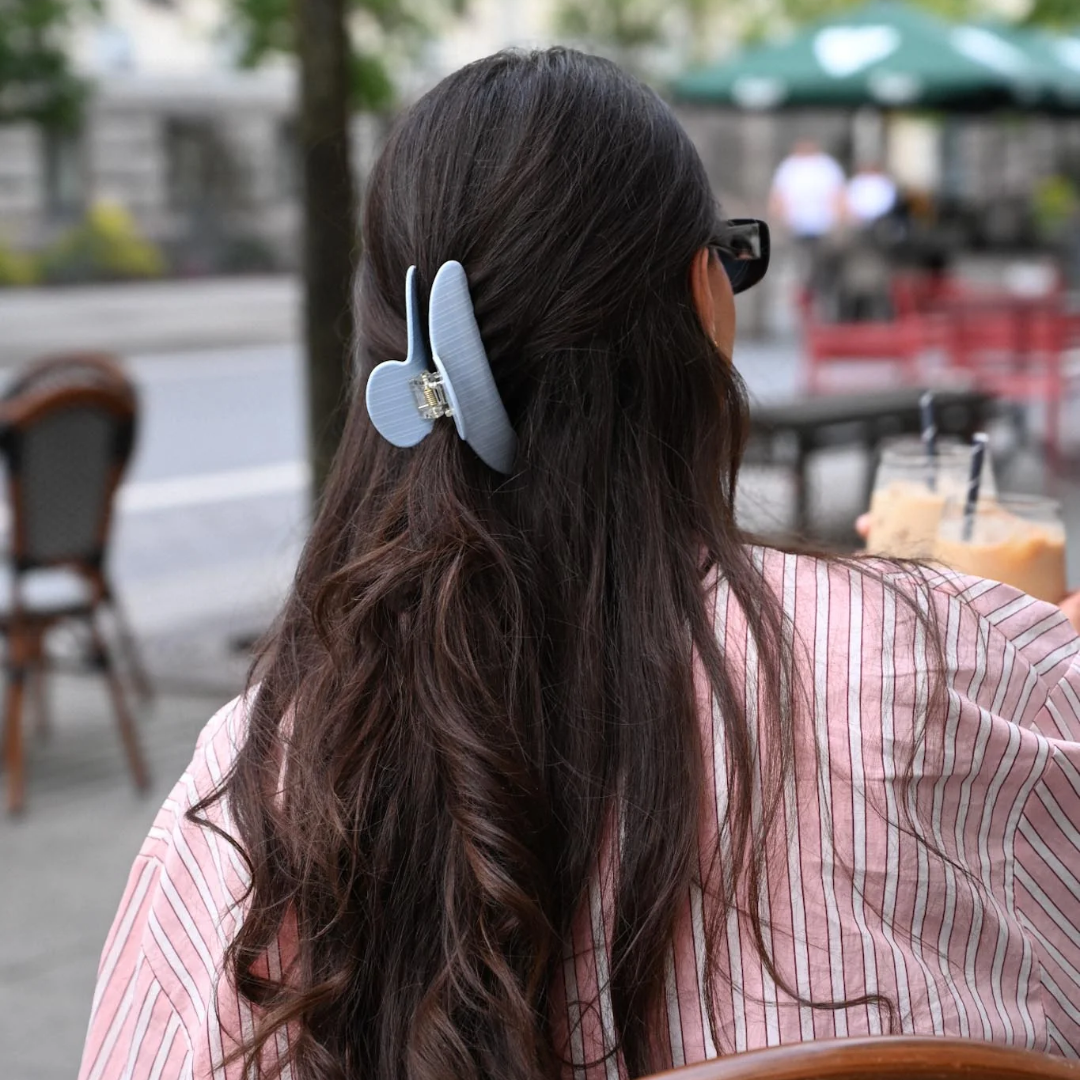 The Clip Theory Muse Large plaukų segtukas, Blush Stripe