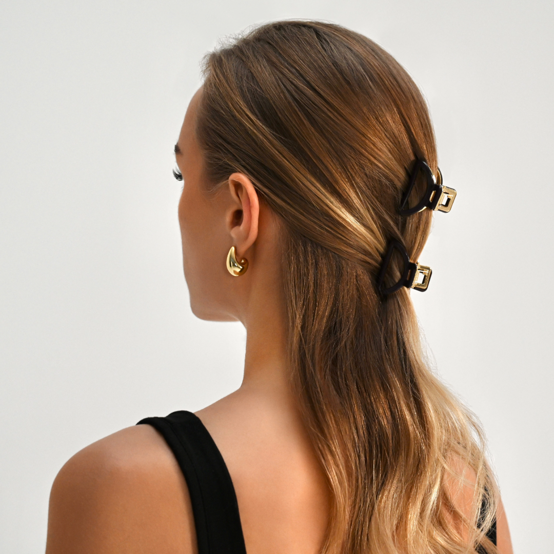 LAETI Louise plaukų segtukas, Chocolate (2vnt)