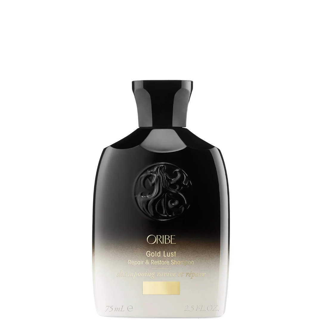 Oribe Gold Lust Repair & Restore atkuriamasis ir stiprinamasis šampūnas pažeistiems plaukams, 250ml