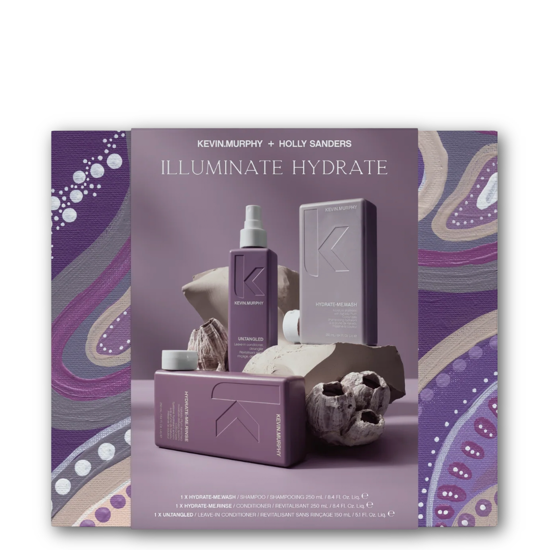 Kevin Murphy ILLUMINATE HYDRATE drėkinamasis ir žvilgesio suteikiantis rinkinys