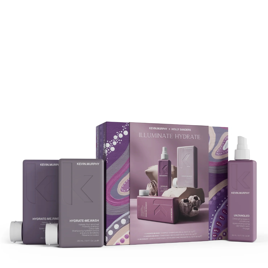 Kevin Murphy ILLUMINATE HYDRATE drėkinamasis ir žvilgesio suteikiantis rinkinys