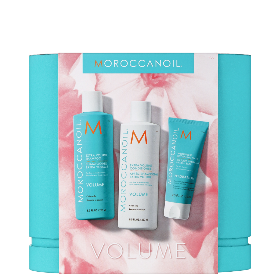 Moroccanoil Extra Volume maitinantis ir apimties suteikiantis rinkinys