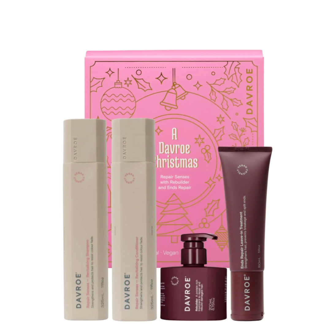 Davroe Repair QUAD atkuriamasis rinkinys silpniems ir pažeistiems plaukams