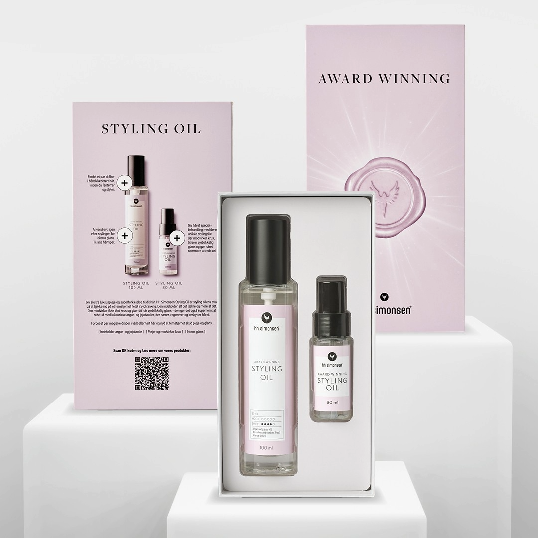 HH Simonsen Styling Oil plaukų stilizavimo aliejus, Gift Box
