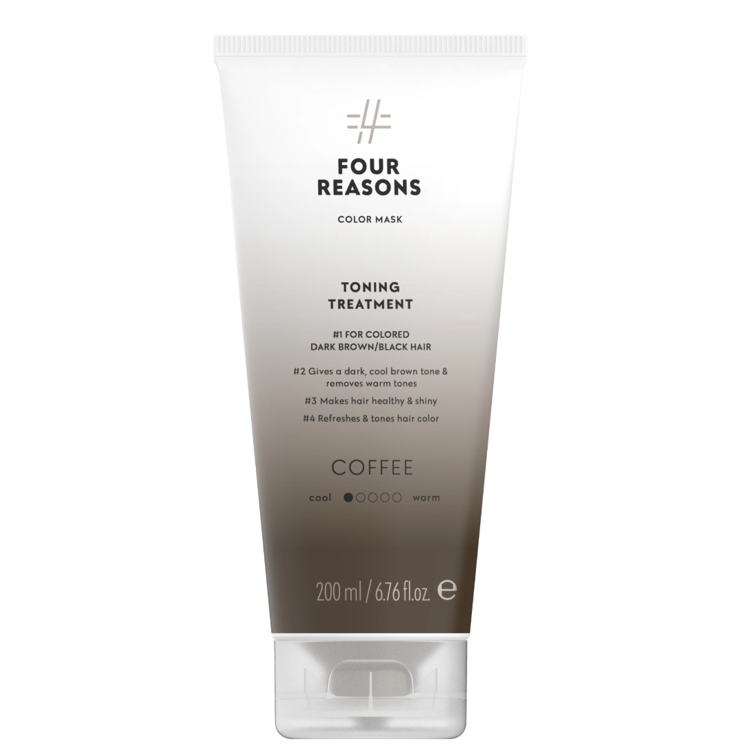 Four Reasons tonuojanti plaukų kaukė COFFEE, 200ml