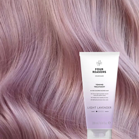 Four Reasons tonuojanti plaukų kaukė LIGHT LAVENDER, 200ml