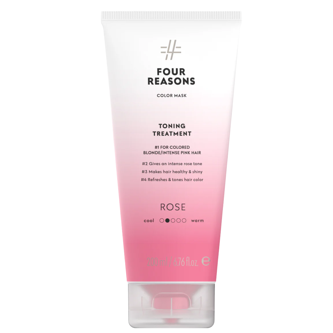 Four Reasons tonuojanti plaukų kaukė ROSE, 200ml