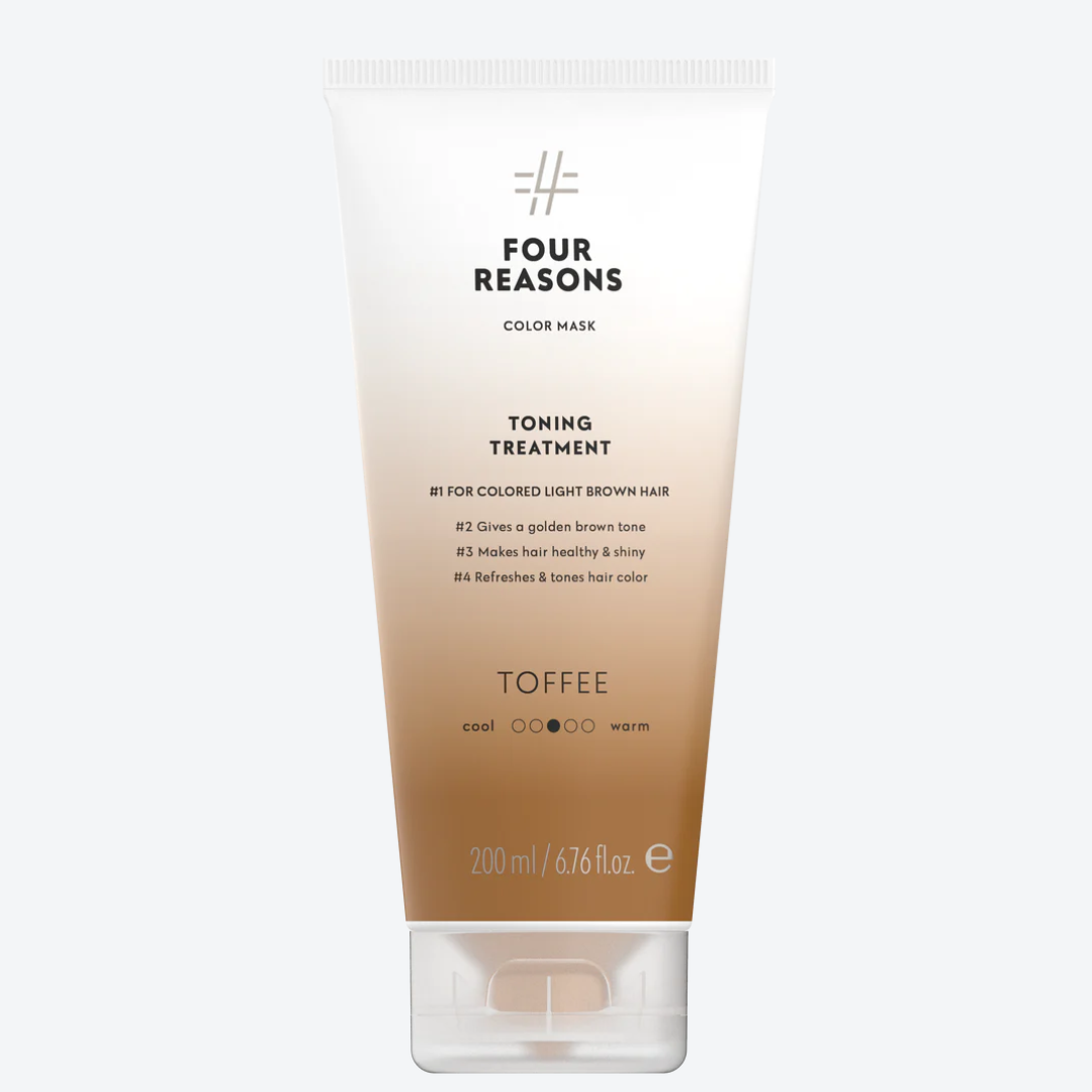 Four Reasons tonuojanti plaukų kaukė TOFFEE, 200ml