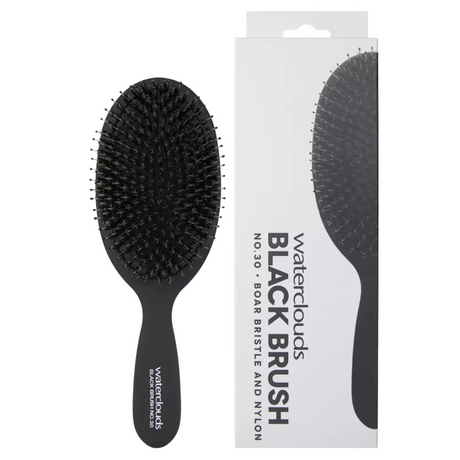 Waterclouds Black Brush Cushion Brush Large plaukų šepetys su šerno ir nailono šereliais Nr.30