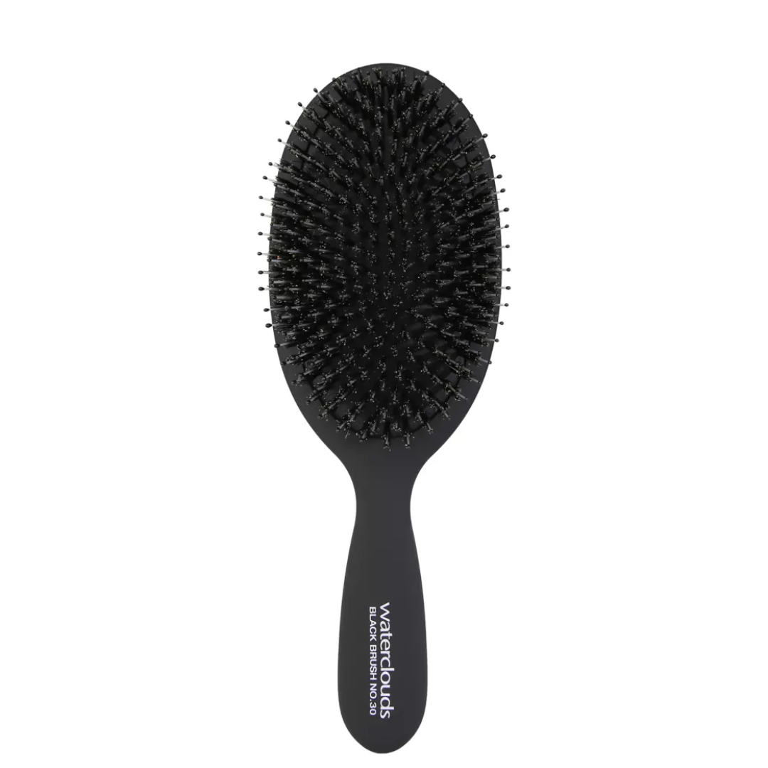 Waterclouds Black Brush Cushion Brush Large plaukų šepetys su šerno ir nailono šereliais Nr.30