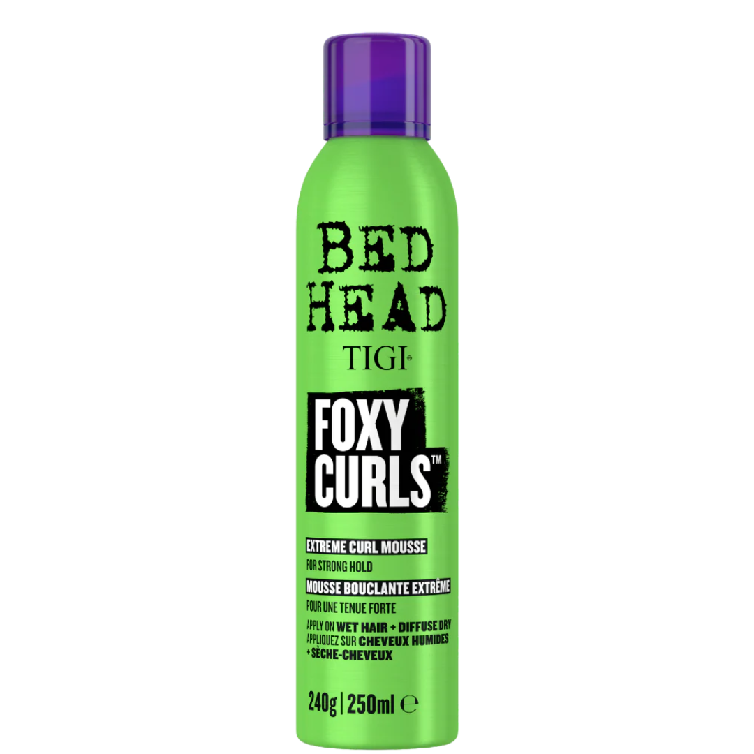 TIGI Bed Head Foxy Curls Curly Hair Mousse stiprios fiksacijos putos garbanotiems plaukams, 250ml