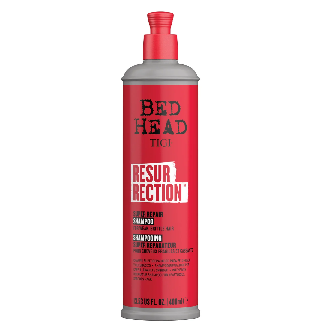 TIGI Bed Head Resurrection Repair atkuriamasis šampūnas pažeistiems plaukams, 400ml