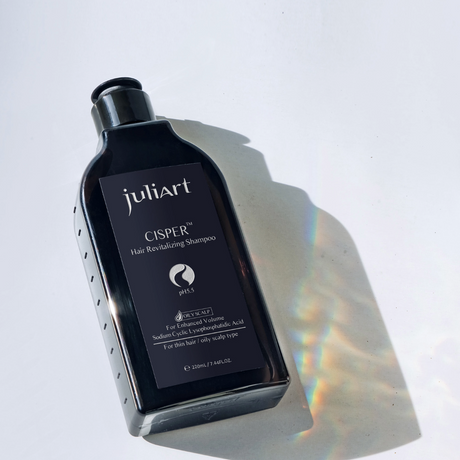 JuliArt CISPER Hair Revitalizing balansuojantis šampūnas riebiai galvos odai, 220ml
