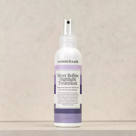 Waterclouds Silver Refine nenuplaunama violetinė priemonė šviesiems plaukams, 150ml
