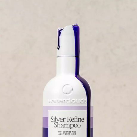 Waterclouds Silver Refine violetinis šampūnas šviesiems plaukams, 250ml