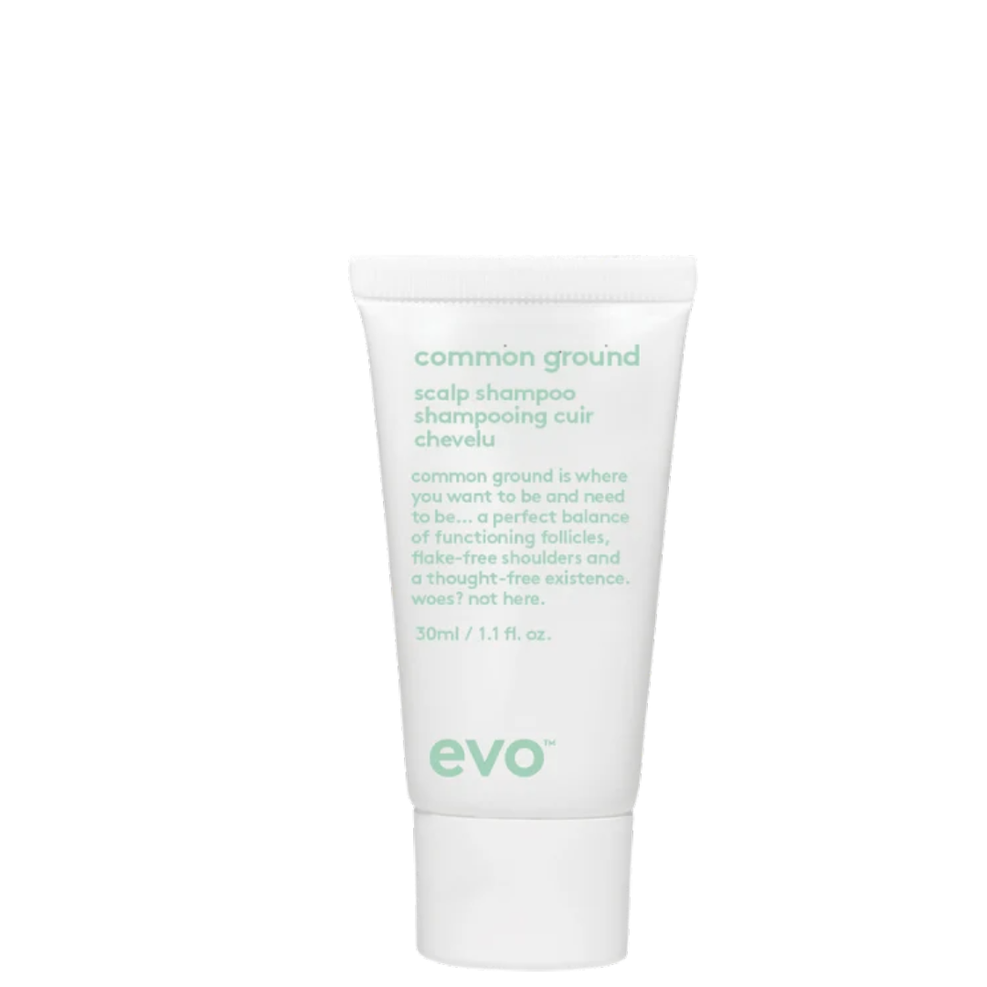 EVO Common Ground raminantis šampūnas jautriai galvos odai, 30ml