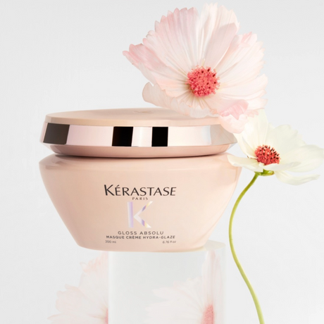 Kérastase Gloss Absolu Masque Crème Hydra-Glaze drėkinanti ir žvilgesio suteikianti kaukė, 200ml