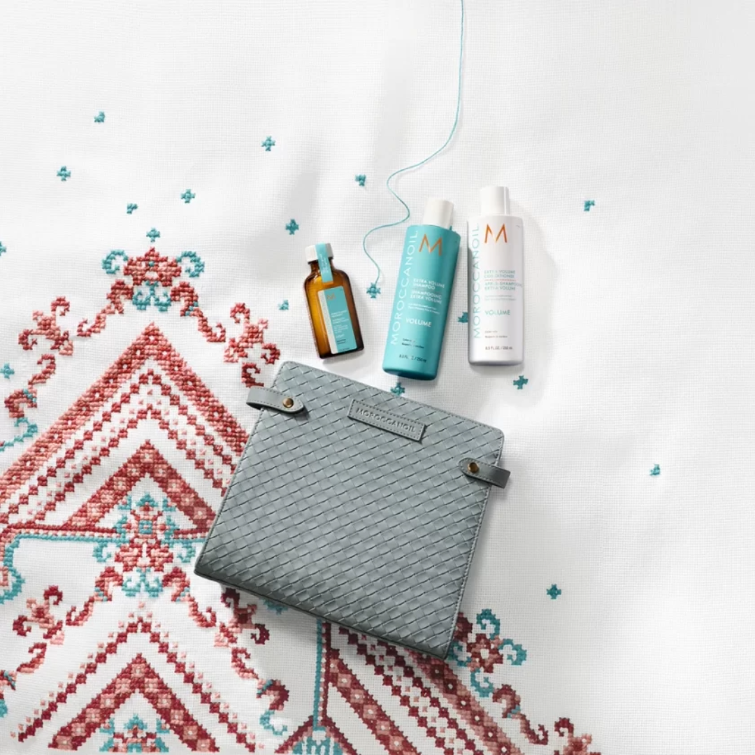 Moroccanoil Volume Gift Set apimties suteikiantis rinkinys, 250x2 + 50ml