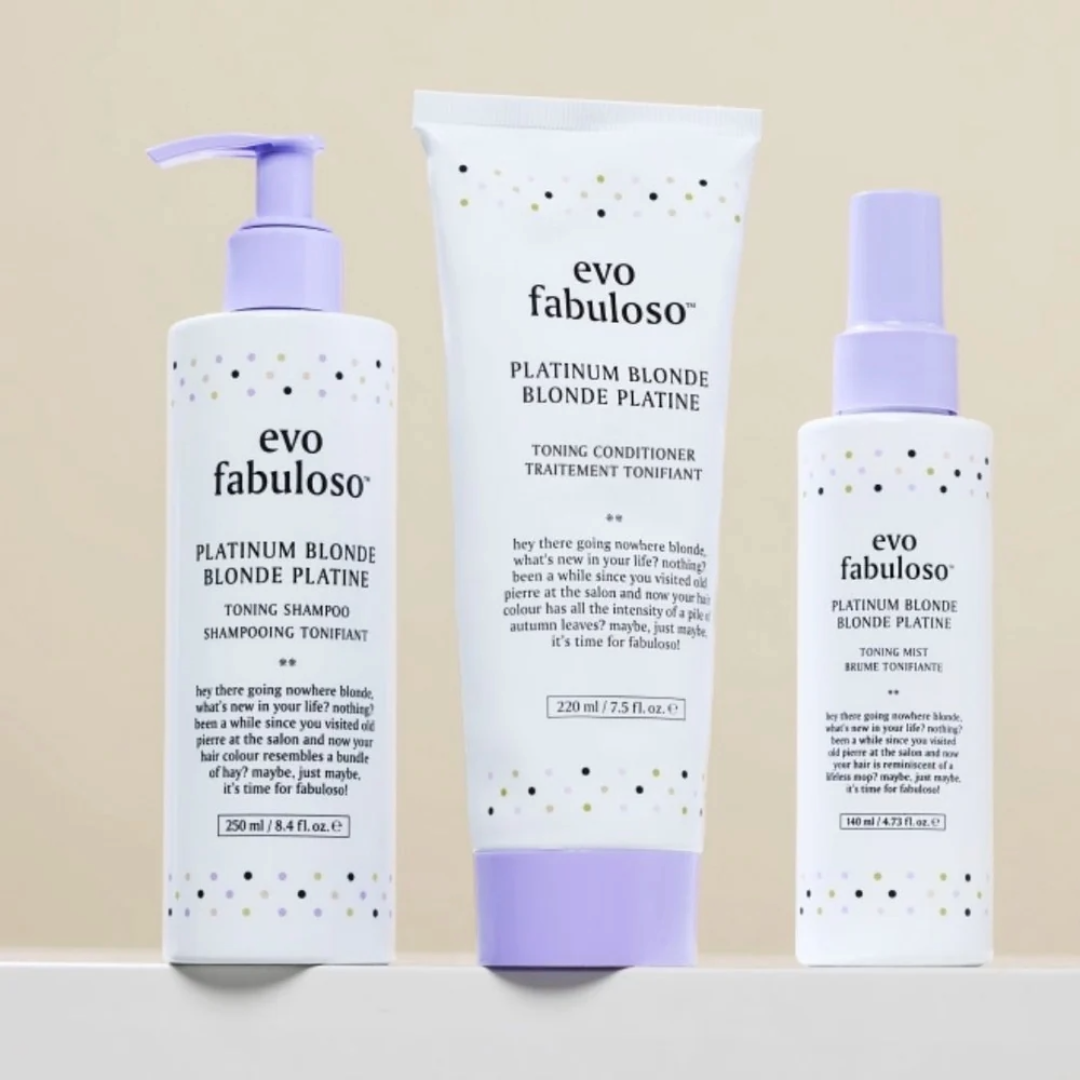 EVO FABULOSO Platinum Blonde spalvos palaikymo kondicionierius, 220ml