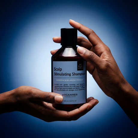 Arganmer Scalp Stimulating galvos odą stimuliuojantis šampūnas, 300ml